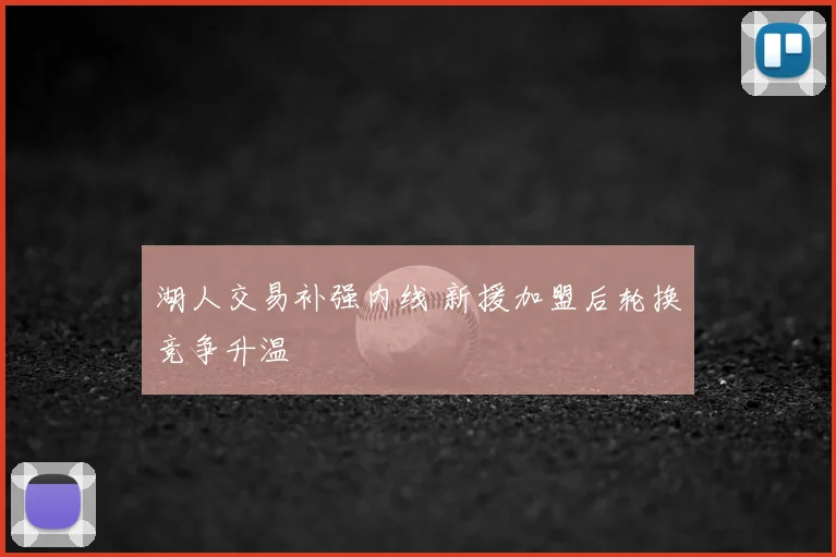 湖人交易补强内线 新援加盟后轮换竞争升温